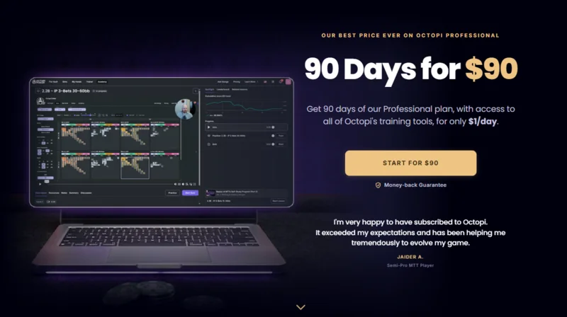 90 Days for $90 Landing Page